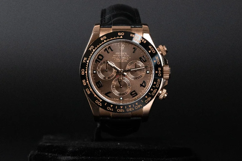 Rolex<br>116515LN Daytona Rose Gold Chocolate Arabic Dial