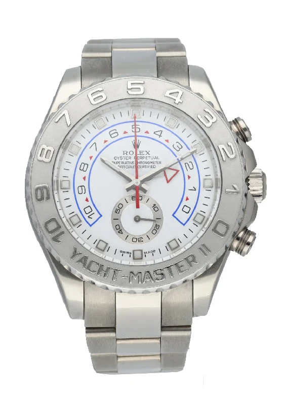 Rolex Men's 116689 18k White Gold Rolex Yacht - Master II Watch