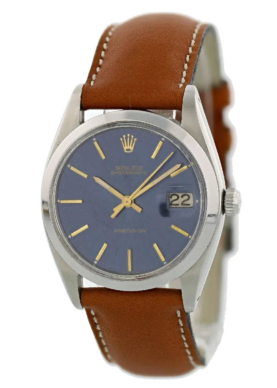 Rolex Oysterdate Precision 6694 Vintage Mens Watch