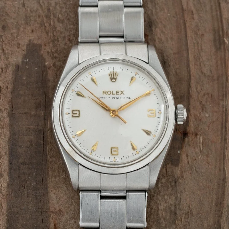 ROLEX Oyster Perpetual 6564 Ivory Dial 1950s