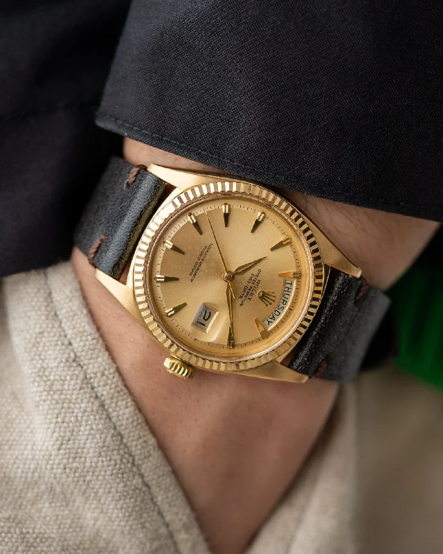 Rolex Day-Date 1803 YG Champagne Claw Marker Dial