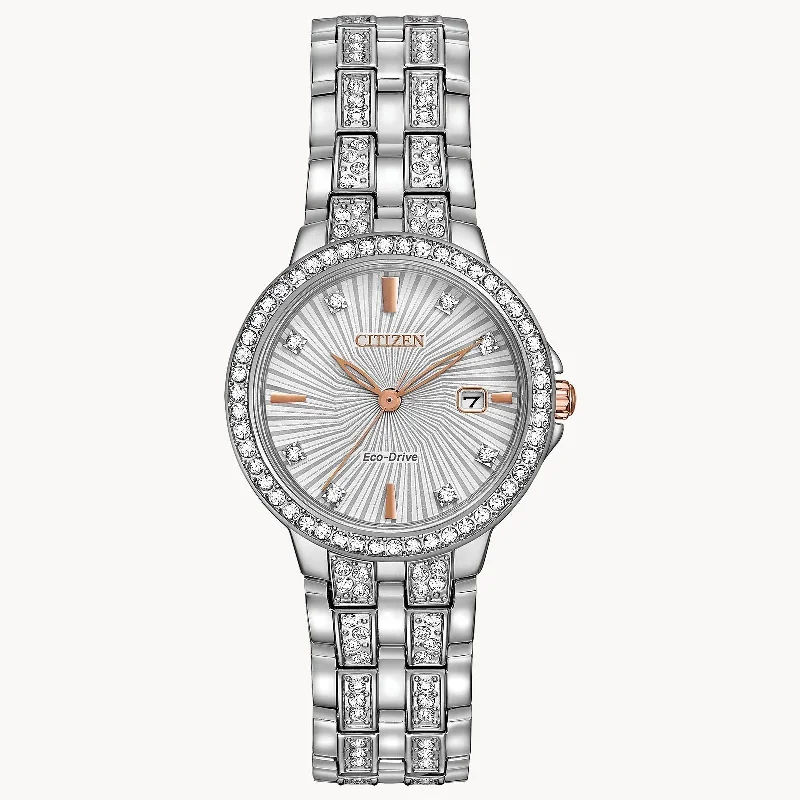 CITIZEN SILHOUETTE CRYSTAL EW2340-58A