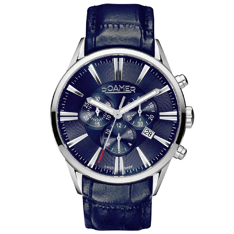 Roamer Men's Blue Superior Chrono Watch 508837 41 40 05