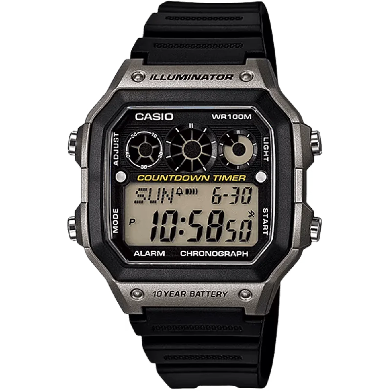 Casio AE-1300WH-8AVDF Black Grey Digital Watch