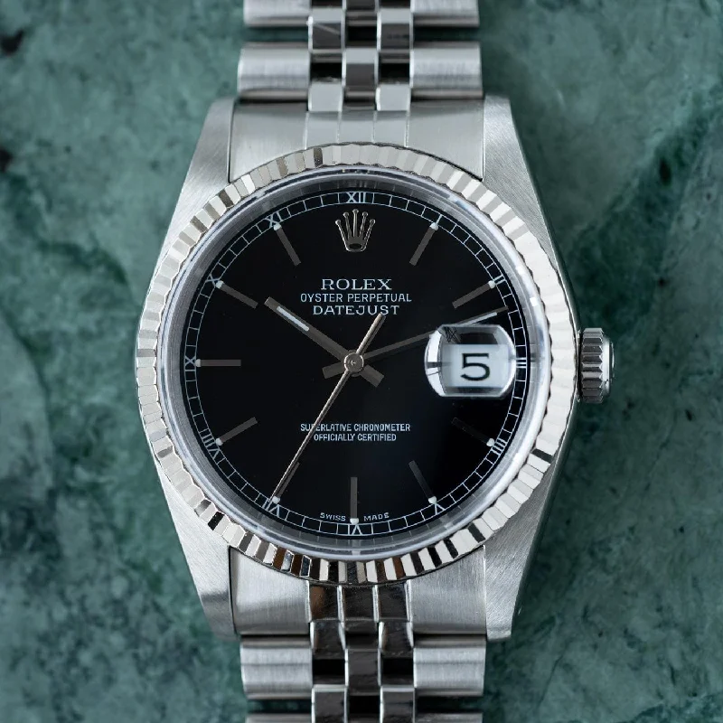 ROLEX Oyster Perpetual Datejust 16234 Black