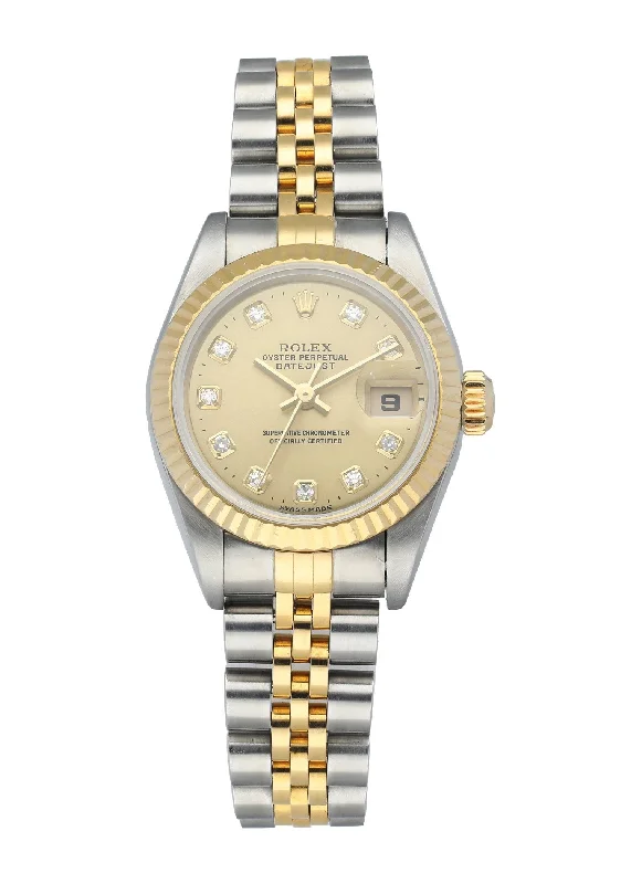 Rolex Datejust 69173 Diamond Dial Ladies Watch