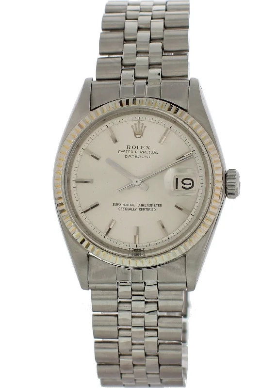 Rolex Oyster Perpetual Datejust 1601 Pie Pan Dial Vintage Watch